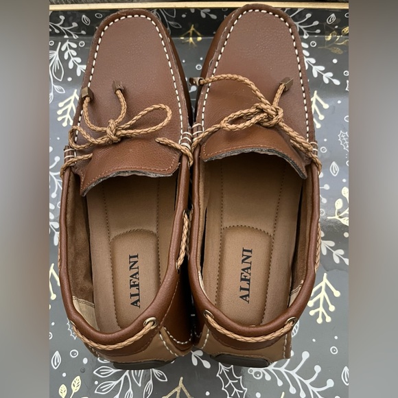 Alfani Mens Tanner Pebbled MOC Leather Drivers main image 5